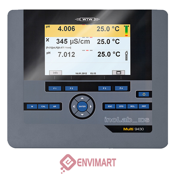 Máy đo pH, DO, độ dẫn để bàn - 3 kênh hãng WTW/Đức