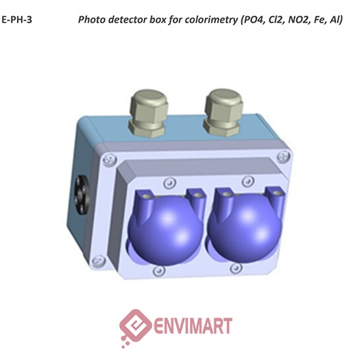 [E-PH-3] Photo detector box for colorimetry (PO4, Cl2, NO2, Fe, Al)(spare for UV300)