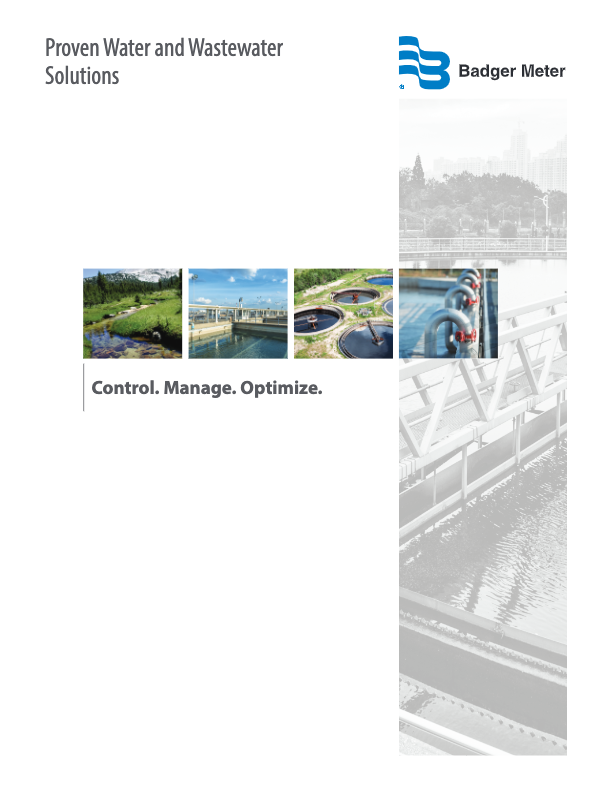 Water and Wastewater Brochure_Badger Meter